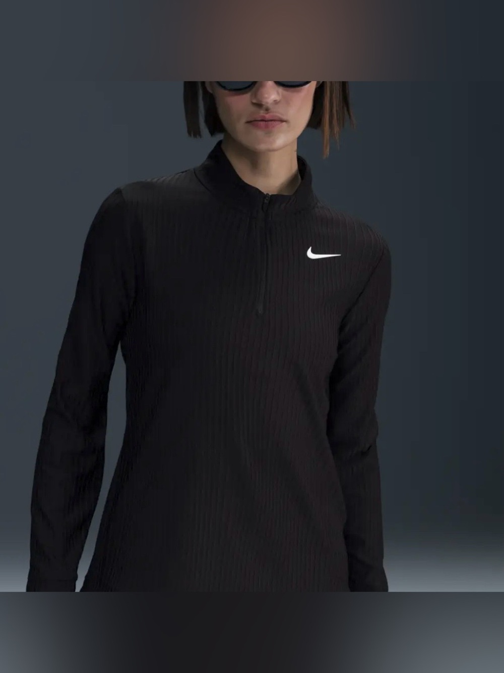 NWT $110 Nike Tour Dri-FIT ADV 1/2-Zip Golf Top Women’s XS Black